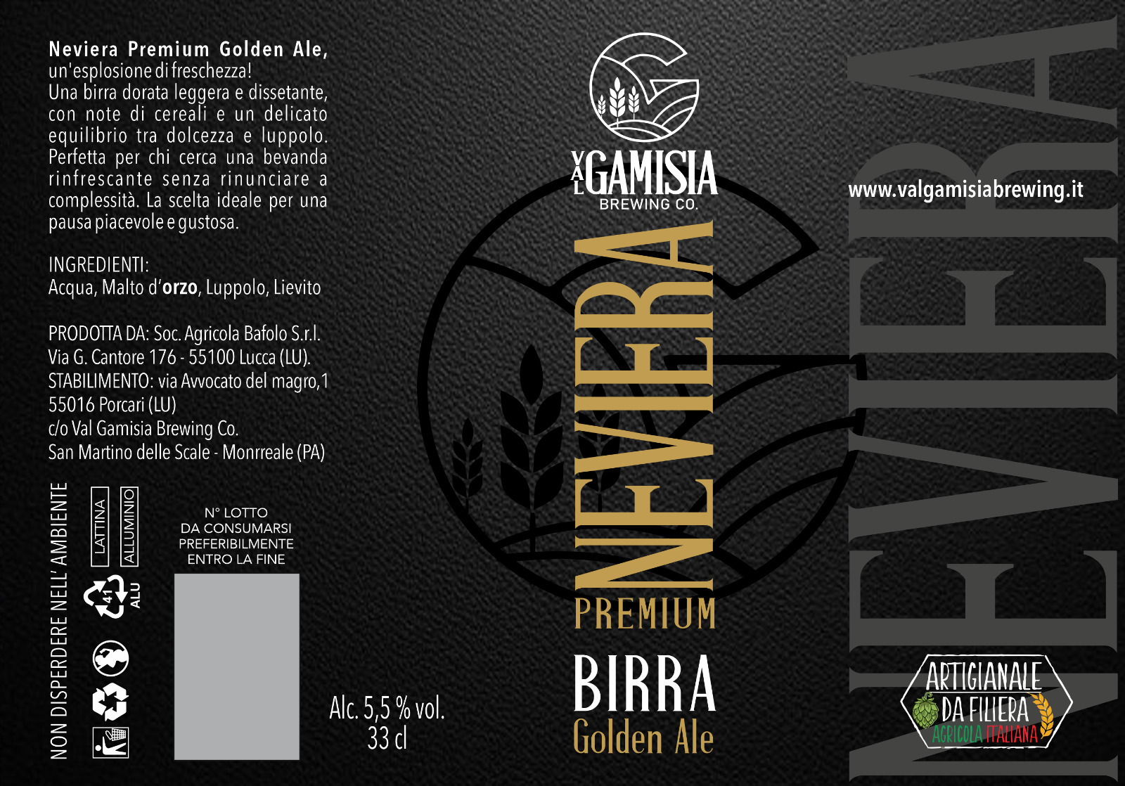 Neviera Golden Ale — Vol. 5,5% - immagine 2